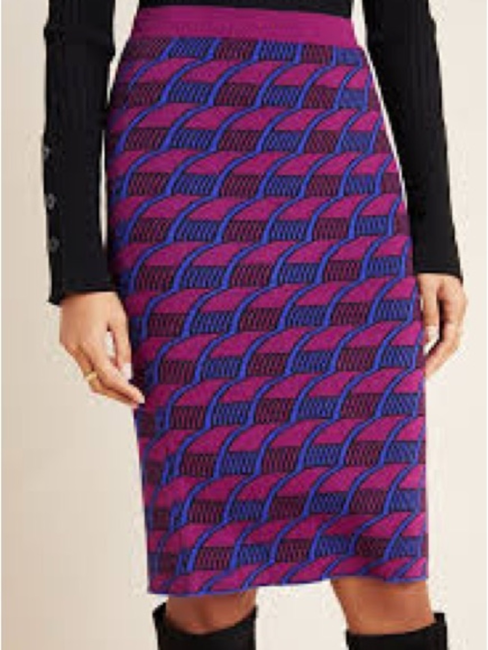 Anthropologie Maeve Nancy Sweater Pencil Skirt